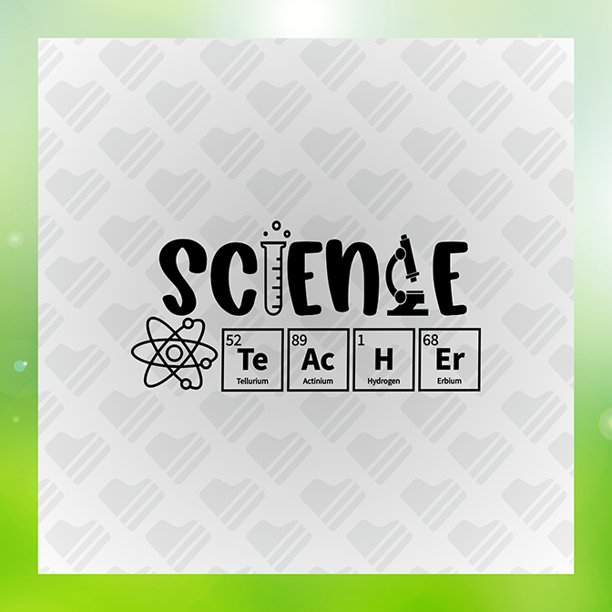 Science Teacher Ver.4 Sticker