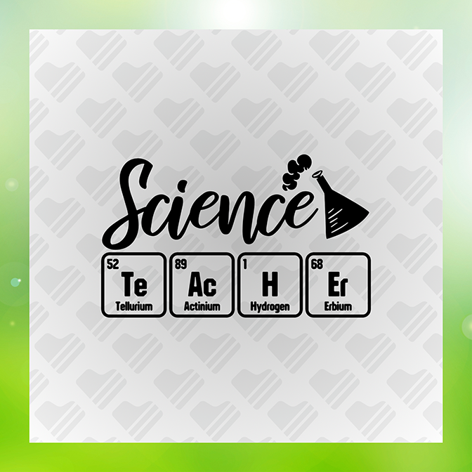 Science Teacher Ver.5 Sticker
