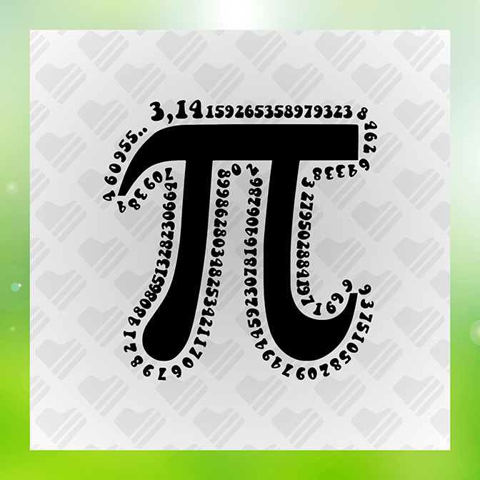 Pi Symbol Sticker