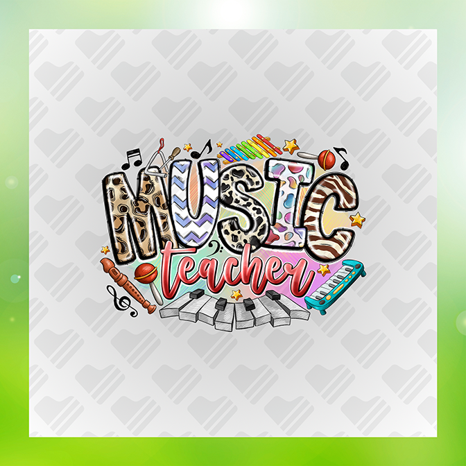 Music Teacher Sticker