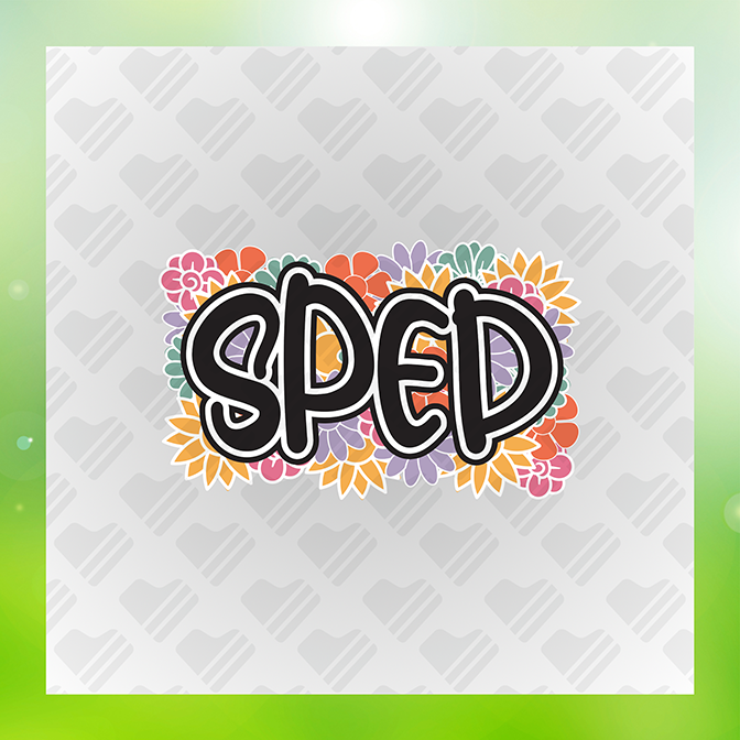 SPED Sticker