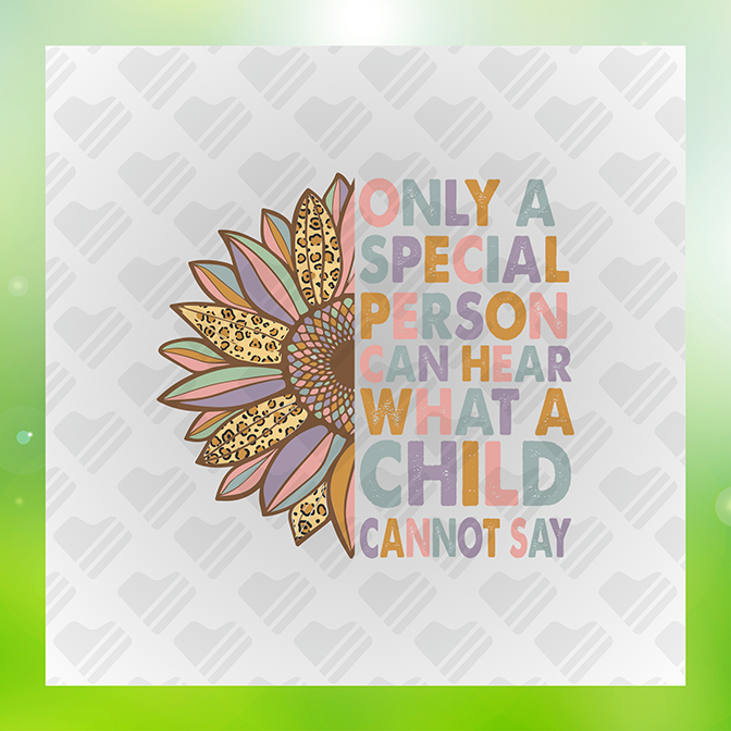 Only A Special Person Sticker