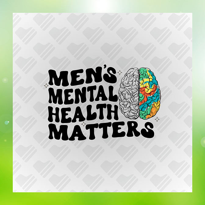 Men's Mental Health Matter Sticker