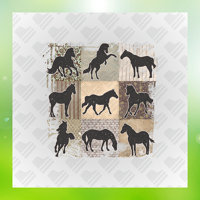Horse Silhouette Sticker