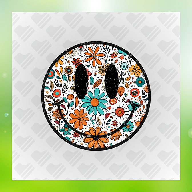 Floral Emoji Sticker