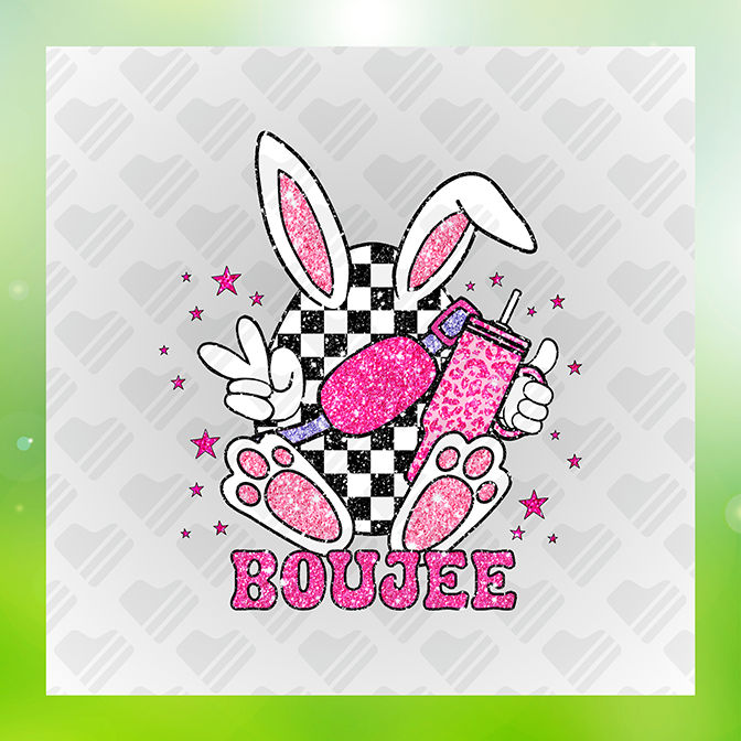 Glitter Look No Mess Boujee Sticker