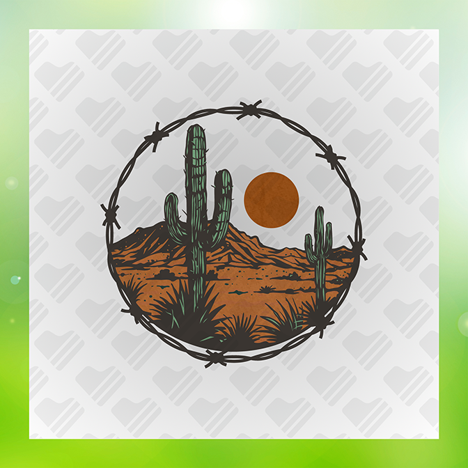 Cactus Sticker