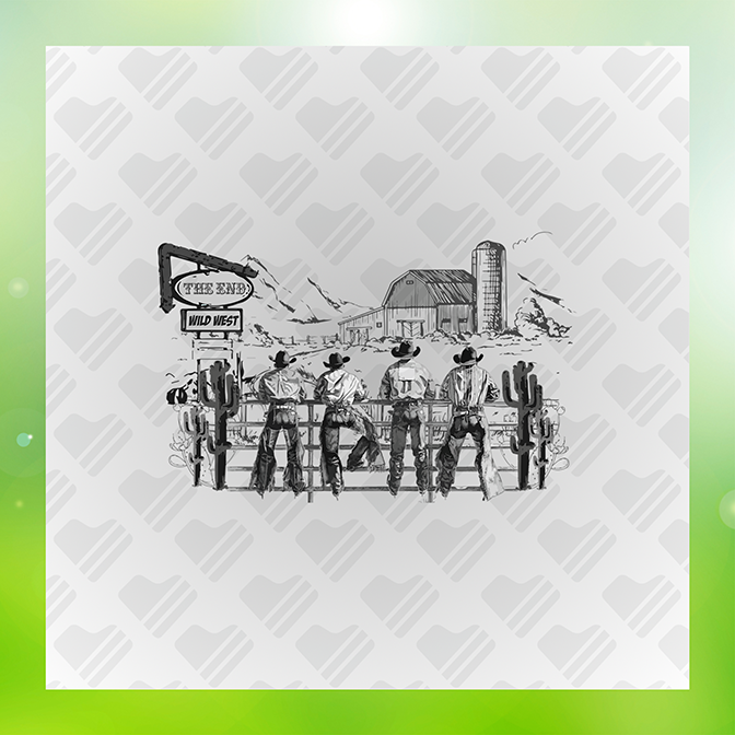 Wild West v2 Sticker