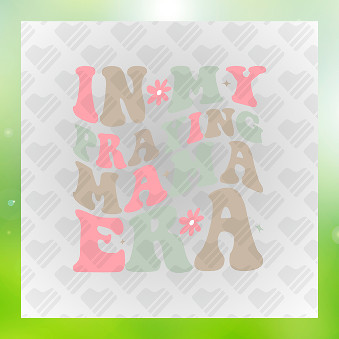 In My Praying Mama Era Sticker