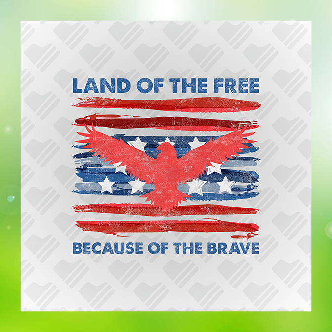Land of the Free Sticker