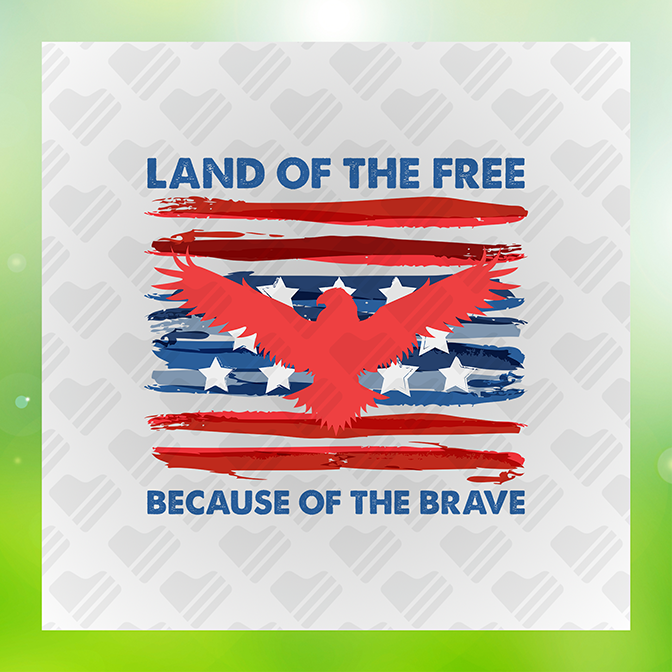 Land of the Free Sticker