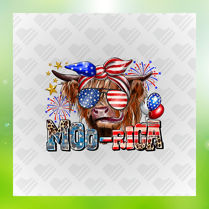 Moo-Rica Sticker
