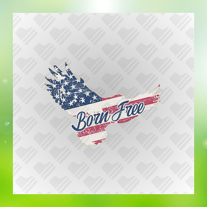 Born Free Sticker
