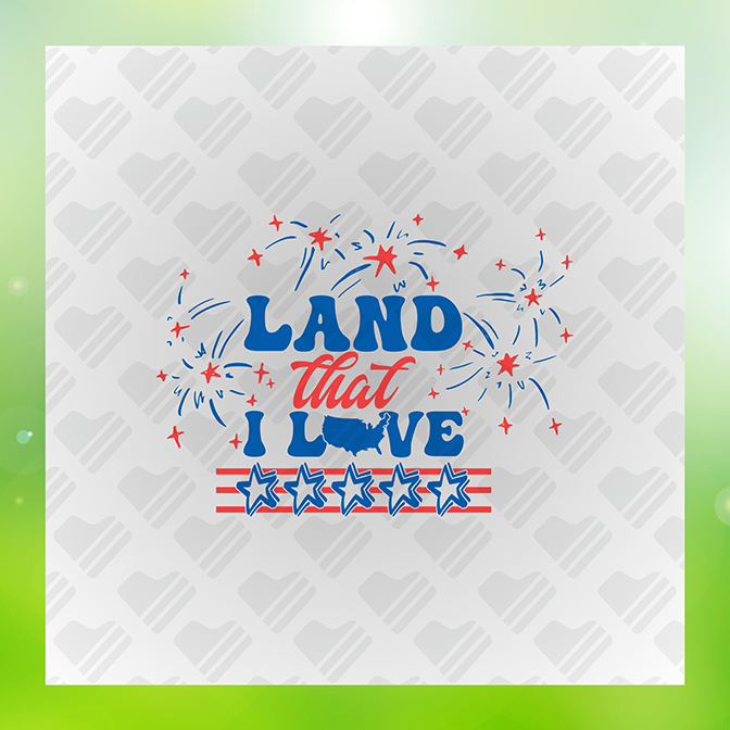 Land That I Love Sticker