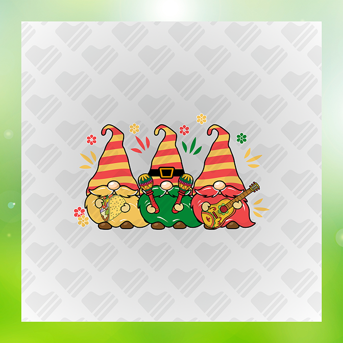 Fiesta Gnome Sticker