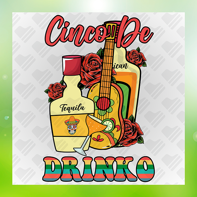Cinco De Drinko Sticker