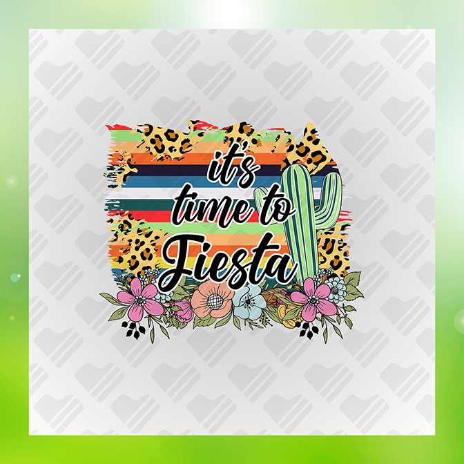 It's Time To Fiesta Sticker