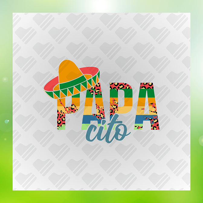 Papa Cito Spanish Hat Sticker