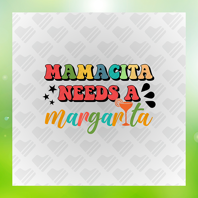 Mama Cita Needs A Margarita v3 Sticker