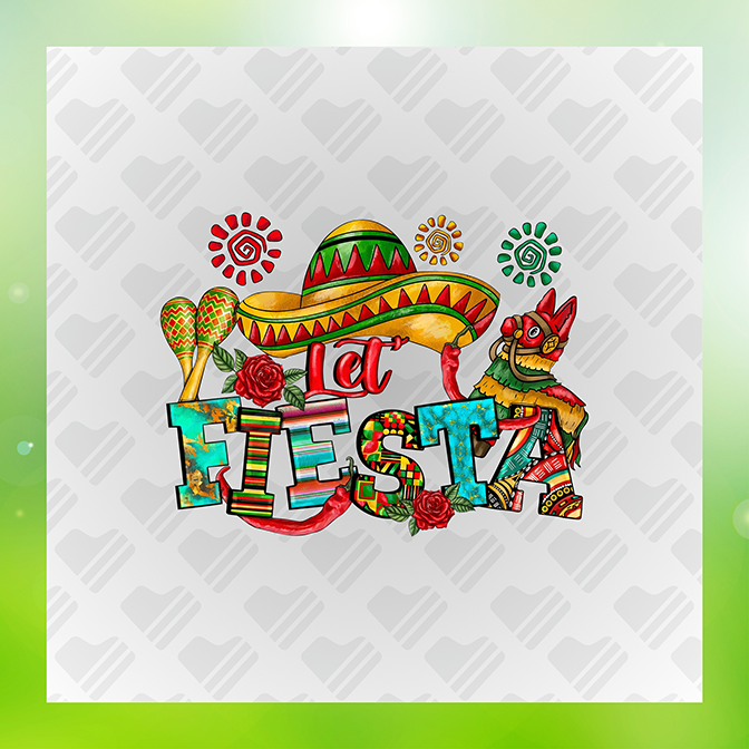 Let's Fiesta Caballo and Hat Sticker