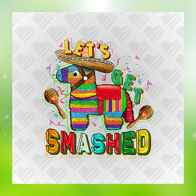 Let's Get Smashed Caballo Hat Sticker