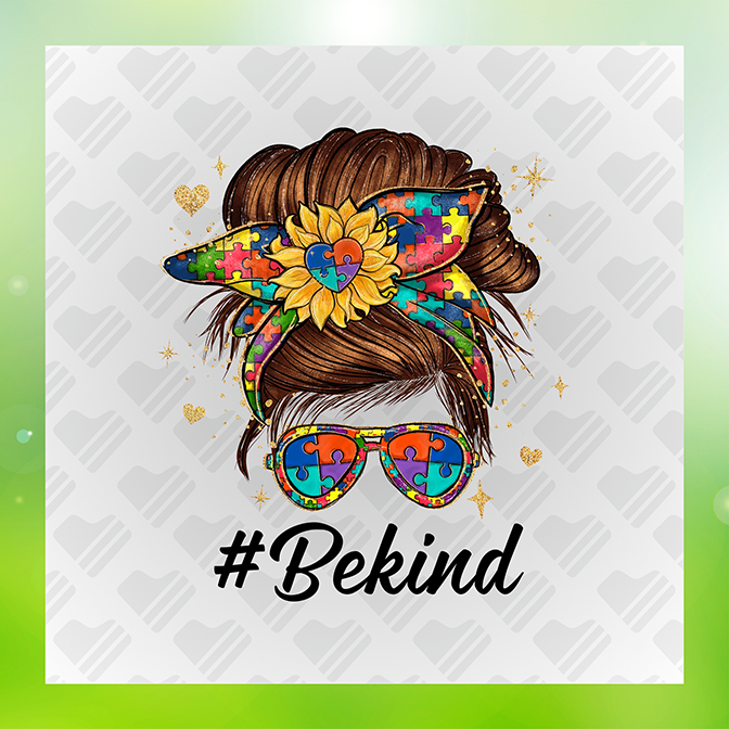 Glitter Look No Mess Be Kind Sticker