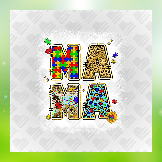 Mama White Background Sticker