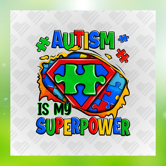 Autism Is My Power Sticker
