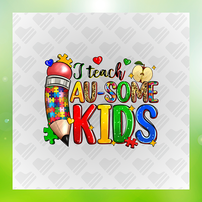 I Teach Au-Some Kids Sticker