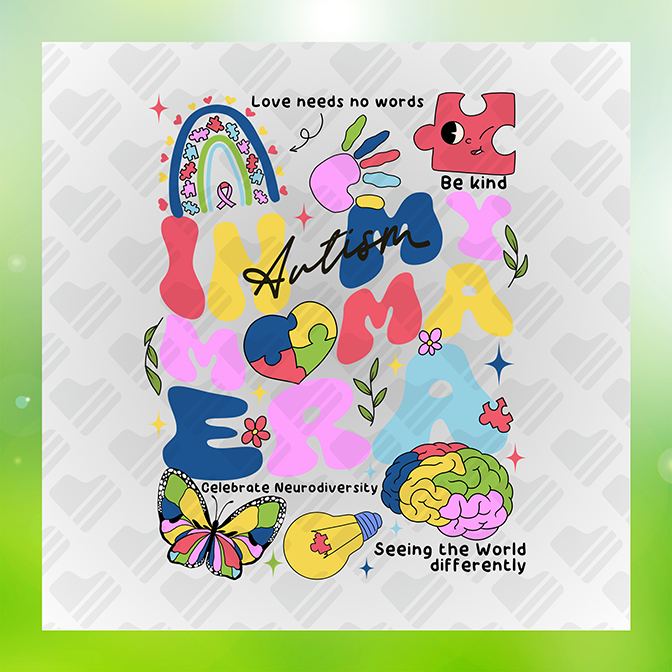 In My Autism Moma Era Sticker