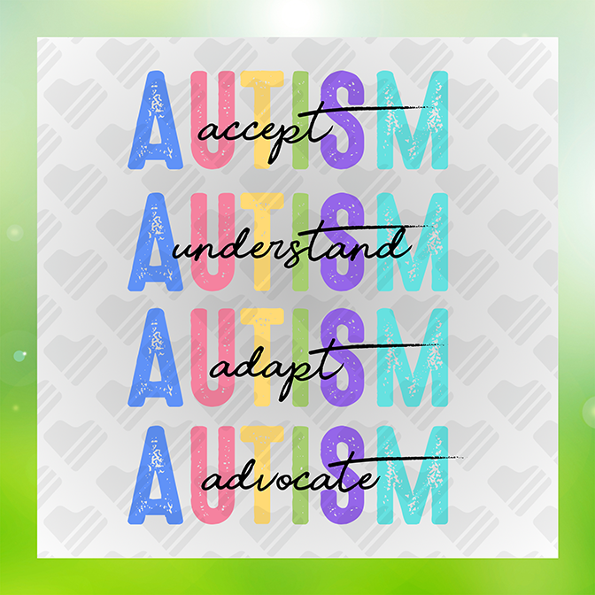 Autism Accept Understand Adapt Sticker
