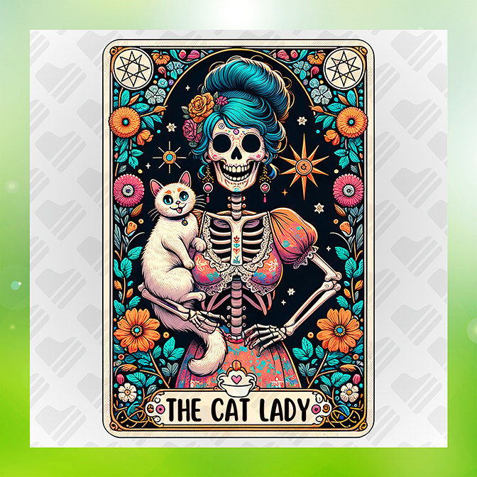 The Cat Lady Sticker