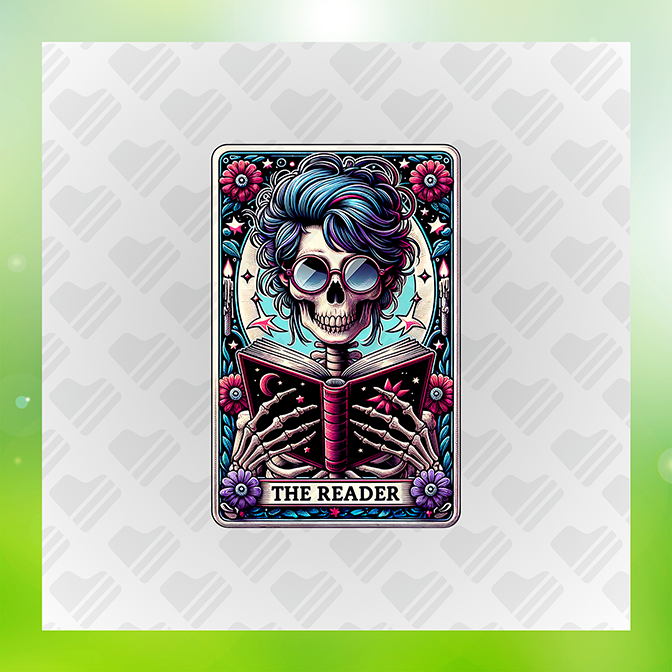 The Reader Sticker