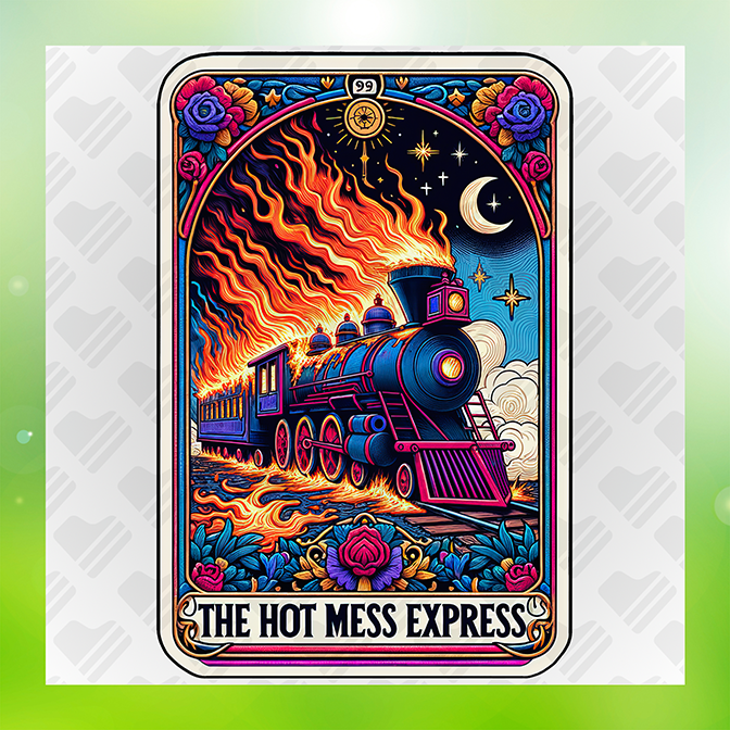 The Hot Mess Express Sticker
