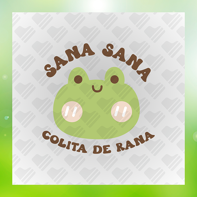 Sana Sana Colita De Rana Sticker