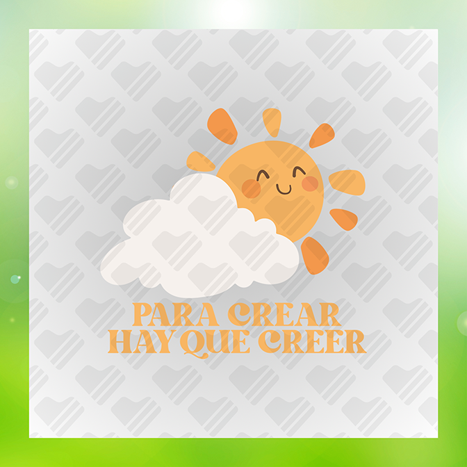 Para Crear Sun and Cloud Sticker