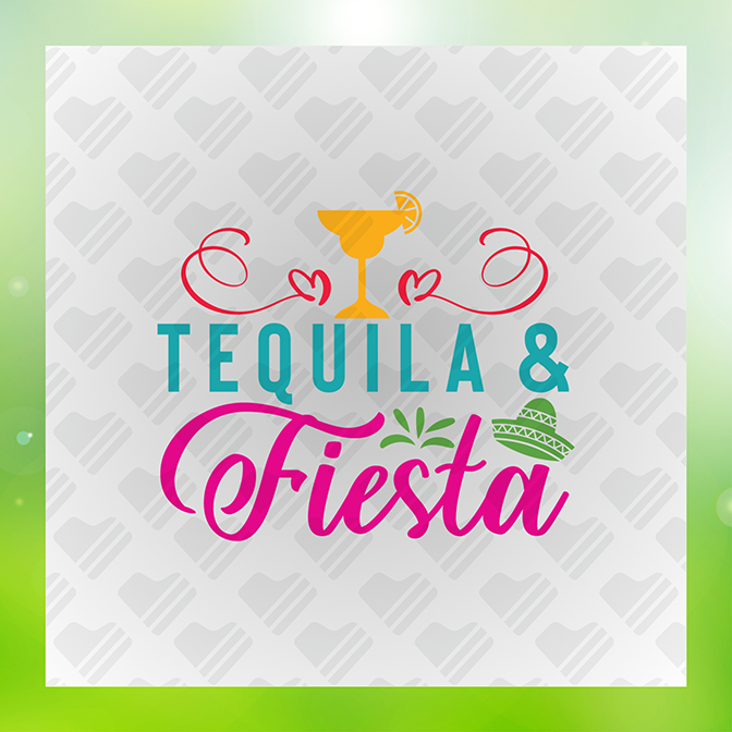 Tequila and Fiesta Sticker