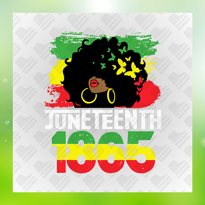 Juneteenth 1865 v2 Sticker