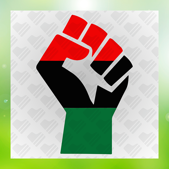 Juneteenth Fist Sticker