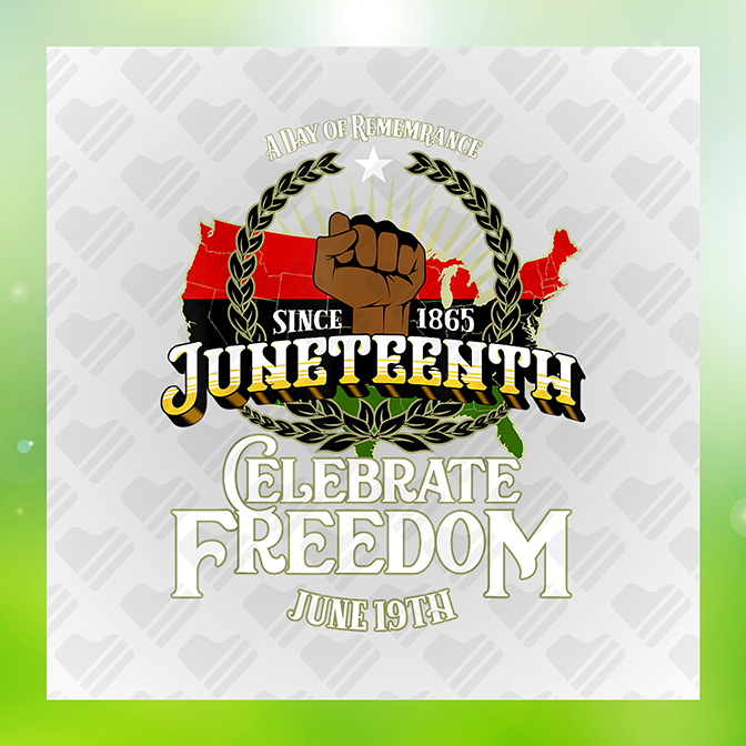 Juneteenth Celebrate Freedom Sticker