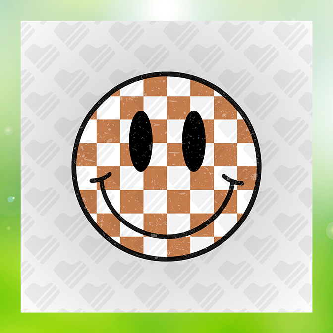 Emoji Checkered Sticker