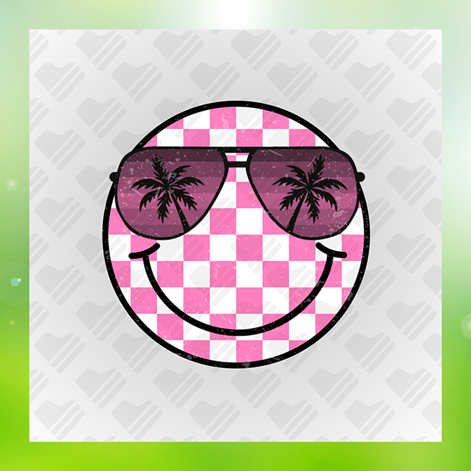 Emojis Checkered Shade Sticker