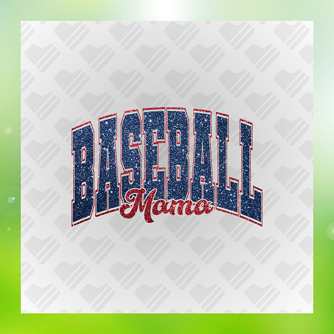 Baseball Mama v2 Sticker