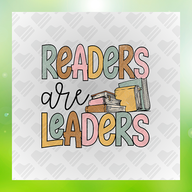 Readers Are Leaders Sticker