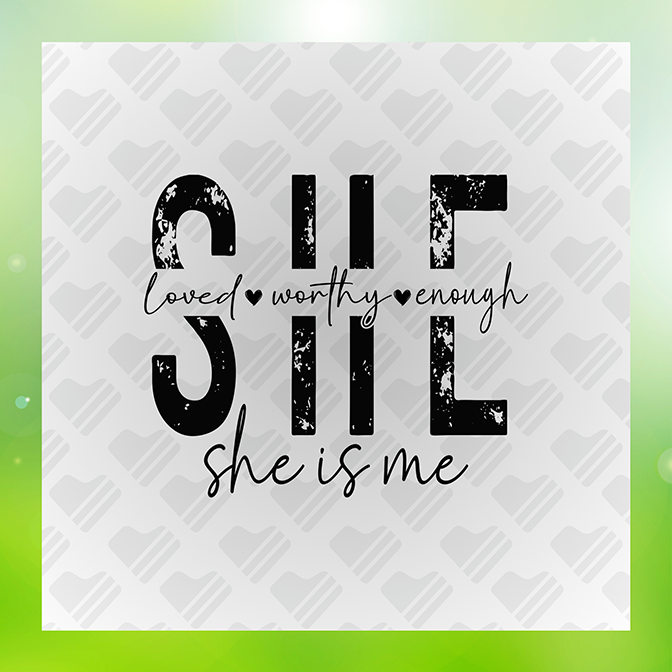 She Love Worthy Enough Sticker