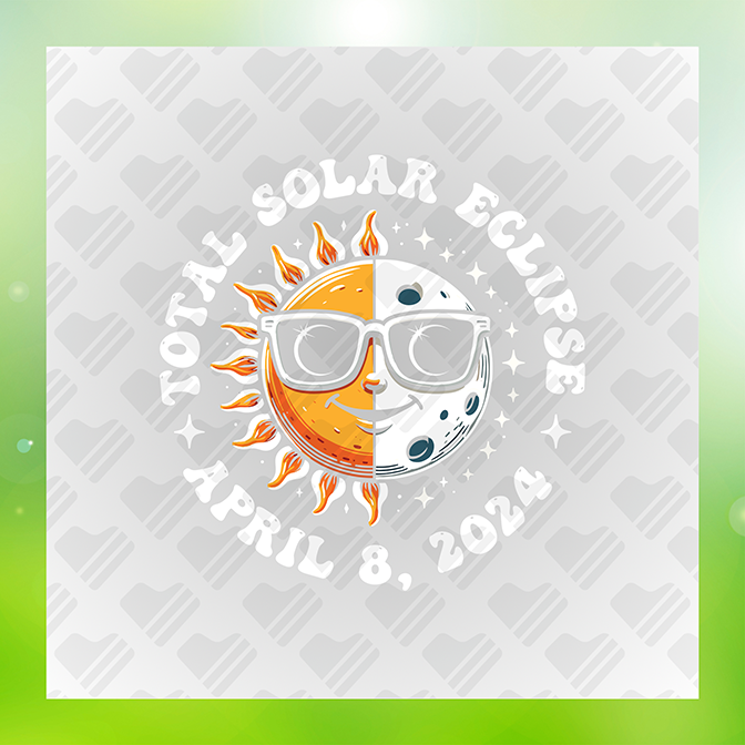 Total Solar Eclipse Sticker