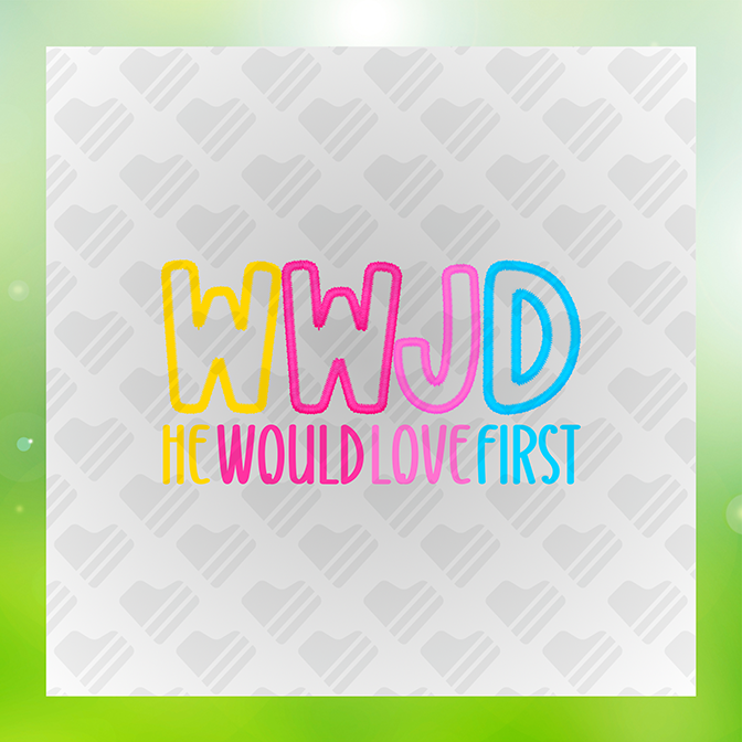 He Would Love First Sticker