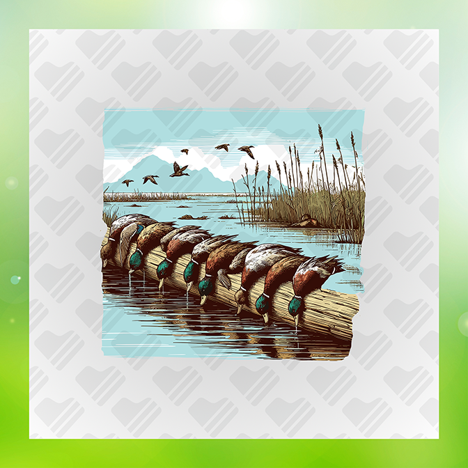 Keep Your Ducks In A Row Sticker