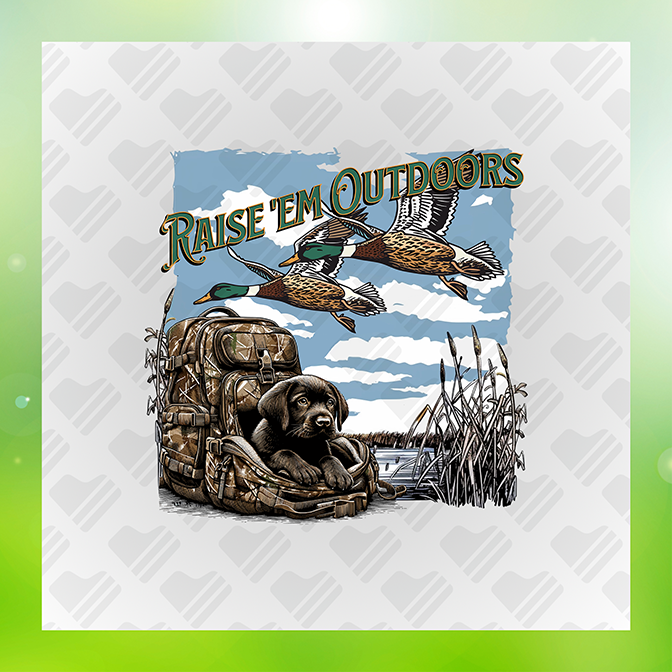 Raise Em Outdoors Sticker