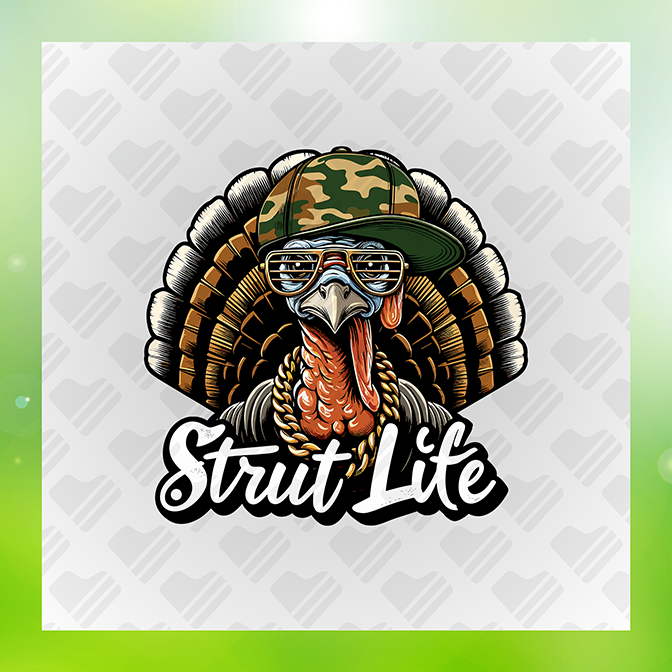 Strut Life Sticker
